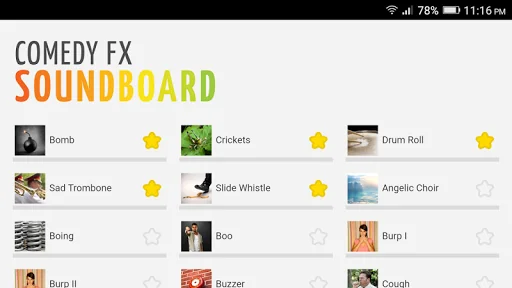 Comedy FX Soundboard