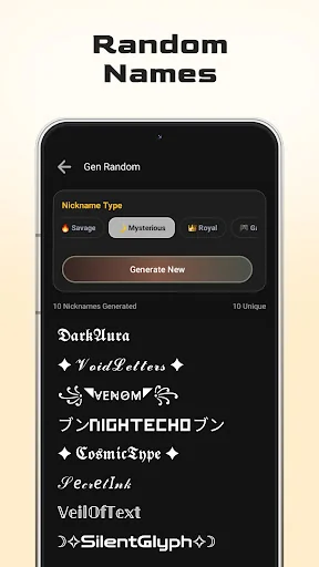 Nickname Generator Gamer Name screenshot 4