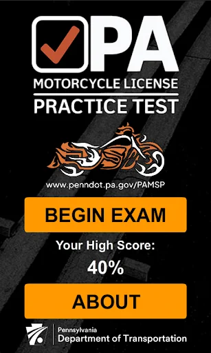 PA Motorcycle Practice Test screenshot 1