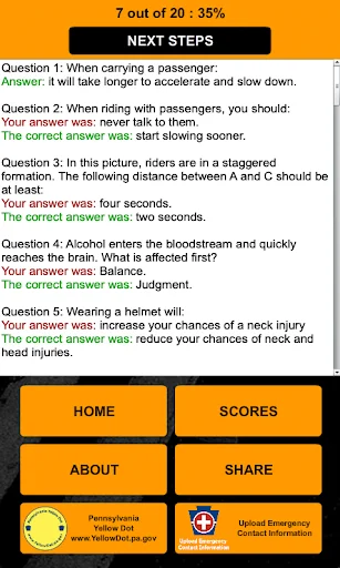 PA Motorcycle Practice Test screenshot 3