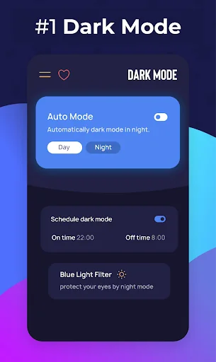 Dark Mode: Night Mode All Apps