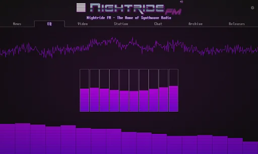Nightride FM - Synthwave Radio screenshot 4