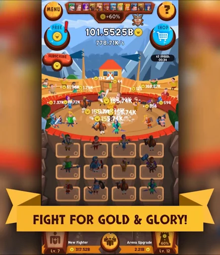 EvoHero - Idle Gladiators screenshot 4