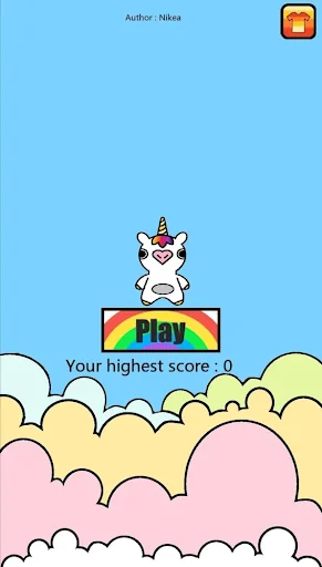 Jumping unicorn