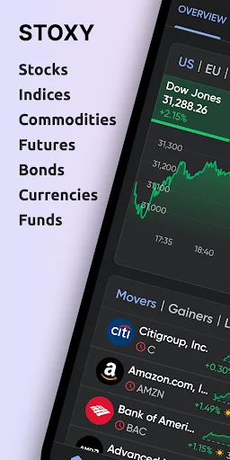 Stock Market Live - Stoxy screenshot 1