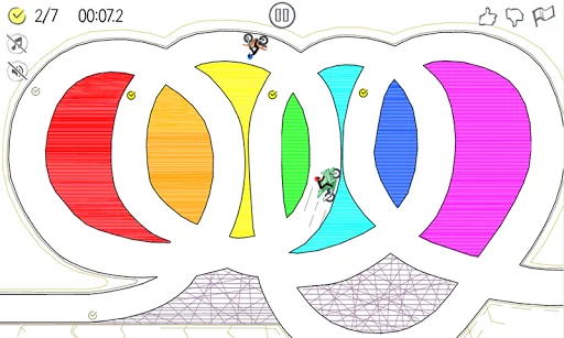 Paper Racer - stickman racing screenshot 1