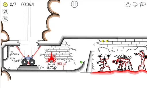 Paper Racer - stickman racing screenshot 2