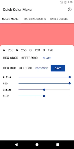 Quick Color Code Finder