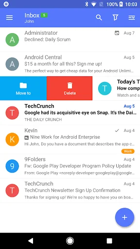 Nine - Email & Calendar screenshot 1