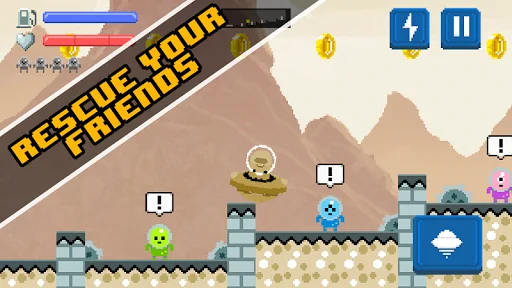 Alien UFO Rescue Mission screenshot 1