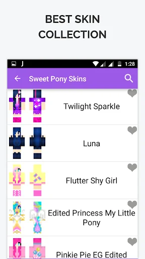 Sweet Pony Skin for Minecraft screenshot 2