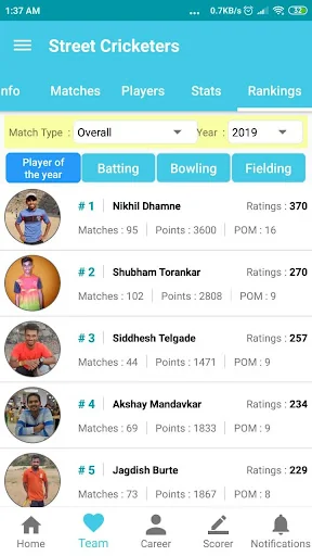 Street Cricket Scorer Pro