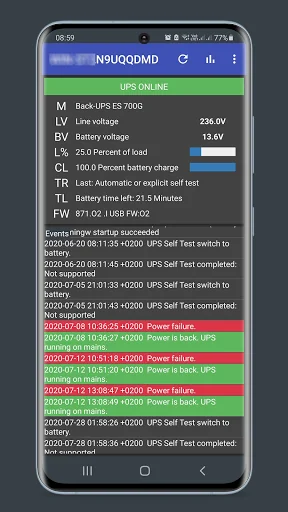 APCUPSD Monitor