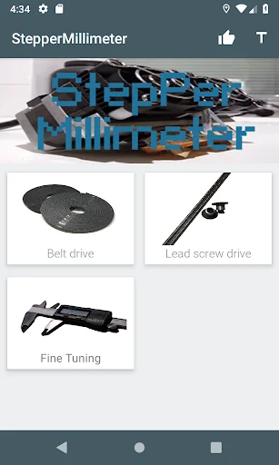 StepperMillimeter calculator