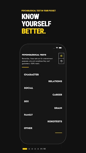 Psychological tests & quizzes screenshot 1