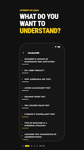 Psychological tests & quizzes screenshot 2