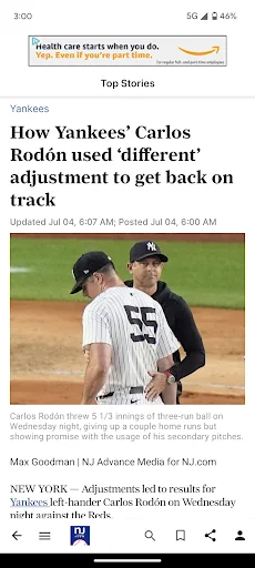 NJ.com: New York Yankees News screenshot 2