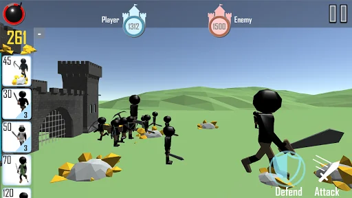Stickman: Legacy of War 3D screenshot 1
