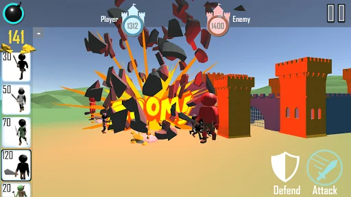 Stickman: Legacy of War 3D screenshot 3