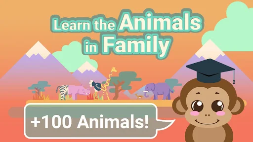 Learn the Animals in Family! screenshot 1
