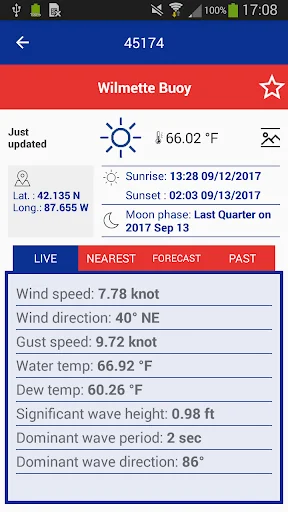 NDBC NOAA Buoy Weather Marine