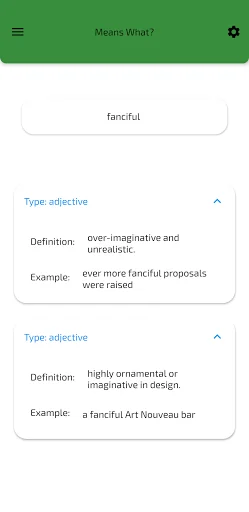Means What? English Dictionary