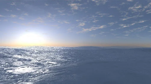Sunrise & Sunset At Sea