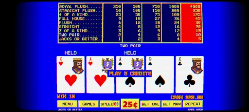 Retro Video Poker - Casino Fun