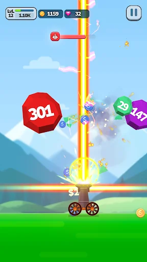 Ball Blast Cannon blitz mania screenshot 2