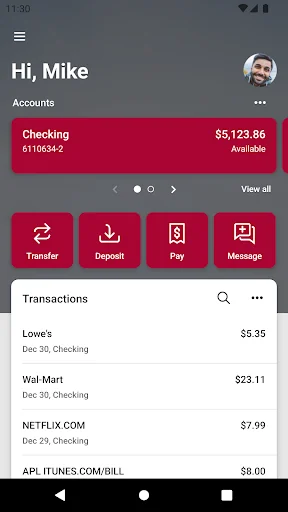 Northstar Bank Mobile Banking screenshot 2