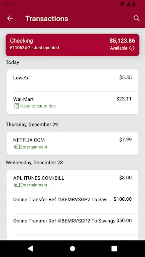 Northstar Bank Mobile Banking screenshot 3