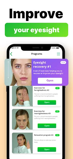 Eye exercises and Vision test screenshot 2