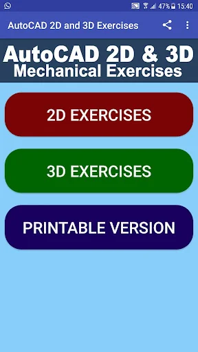 AutoCAD 2D & 3D Exercises