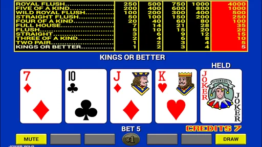 Video Poker screenshot 3