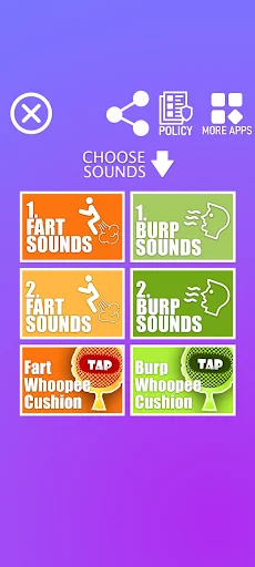 Fart and burp sounds prank screenshot 1