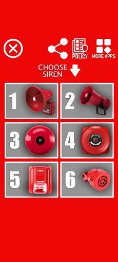 Fire alarm siren sounds screenshot 1