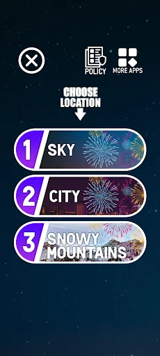 Fireworks simulator