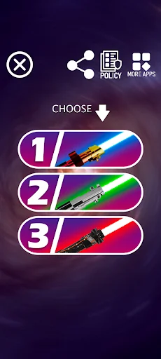 Lightsaber simulator