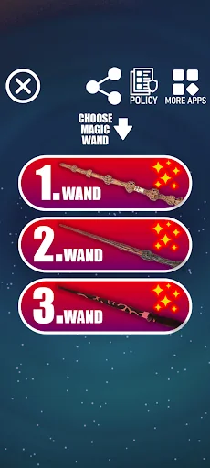 Magic wand simulator