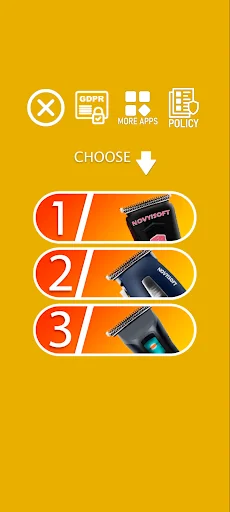 Simulator hair clipper prank