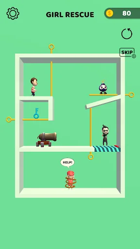 Pin Rescue-Pull the pin game! screenshot 2