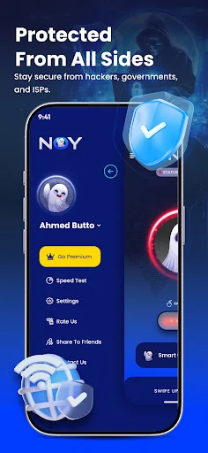 Noy - Anonymous VPN Proxy screenshot 1