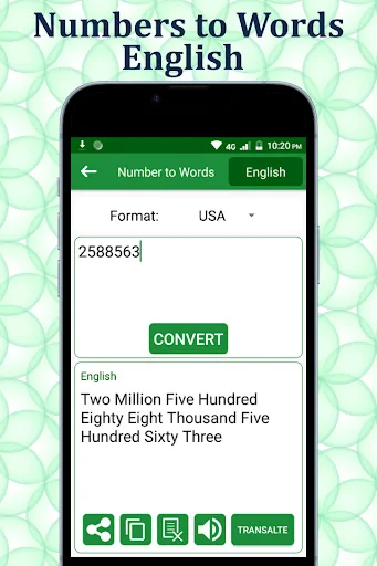 Numbers to Words Converter screenshot 2