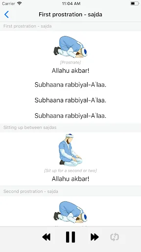 Namaz: learning for beginners screenshot 3