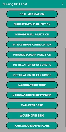 Nursing Skill Test