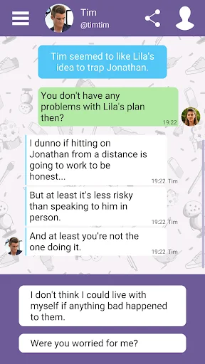 Hey Love Tim: High School Chat screenshot 4