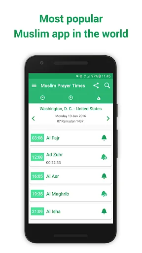 Muslim Quran Prayer Times screenshot 1