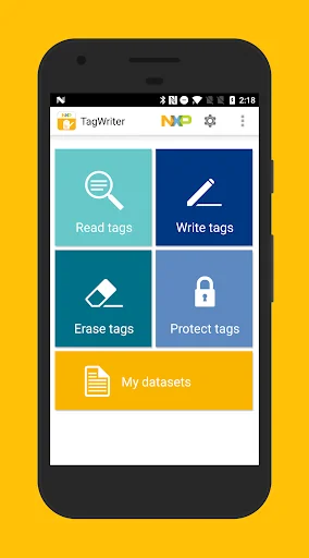 NFC TagWriter by NXP screenshot 1