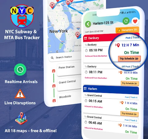 NYC Subway & MTA Bus Tracker