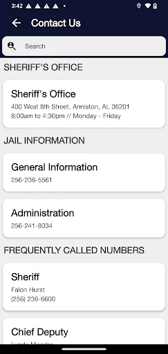 Calhoun Co Sheriff's Office screenshot 2